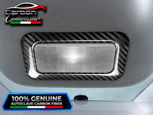 FIAT 500 Dome Light Frame Trim - Carbon Fiber - Carbon Connoisseur