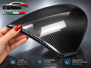 FIAT 500 Instrument Cover - Carbon Fiber - Carbon Connoisseur