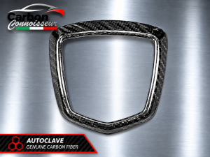 FIAT 500 ABARTH Rear Emblem Trim - Carbon Fiber - Carbon Connoisseur
