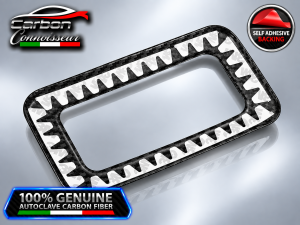 FIAT 500 Dome Light Frame Trim - Carbon Fiber - Carbon Connoisseur