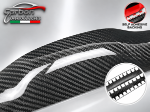 FIAT 500 Trunk Handle Cover - Carbon Fiber - North American Model - Carbon Connoisseur