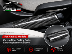 FIAT 500 Handbrake Cover - Carbon Fiber - Carbon Connoisseur