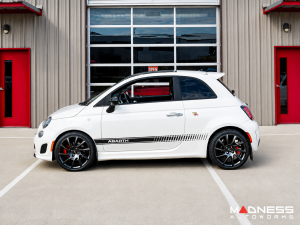FIAT 500 Custom Wheels - Irmscher - Turbo Star - Satin Black - Set of 4 - 17"
