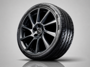 FIAT 500e Gen2 Custom Wheels - Irmscher - Turbo Star - Satin Black - Set of 4 - 17"