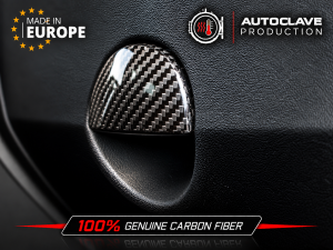 FIAT 500 Glove Box Door Handle Cover - Carbon Fiber - Koshi Composites