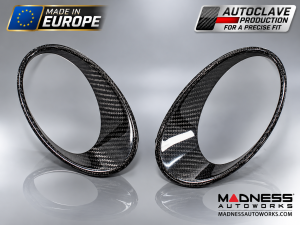 FIAT 500 Driving Lights Surround Trim Kit - Carbon Fiber