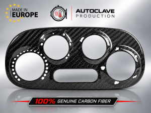 FIAT 500 Temperature Control Panel - Carbon Fiber - Koshi Composites - Manual Controls 