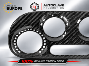 FIAT 500 Temperature Control Panel - Carbon Fiber - Koshi Composites - Manual Controls 