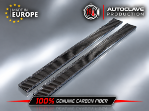FIAT 500 Door Sills - Carbon Fiber 