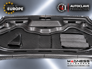 FIAT 500 Hood - Carbon Fiber - w/ Vents
