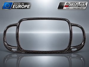 FIAT 500 Audio System Frame Cover - Carbon Fiber
