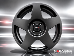 FIAT 500 Custom Wheels - KUHLFX - Pista - Satin Black - Set of 4 - 17"
