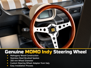 FIAT Topolino Steering Wheel Convertion Kit - MOMO Custom Steering Wheel w/ Adaptor Kit
