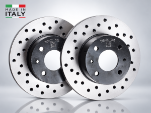 FIAT 500 Brake Rotors + Brake Pads - Rear - Tarox - Fast Road - ABARTH/ Turbo Models