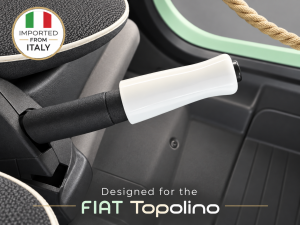 FIAT Topolino Handbrake Cover - Eleganza Design - White
