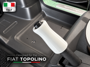 FIAT Topolino Handbrake Cover - Eleganza Design - White