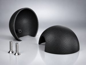 FIAT Topolino Mirror Cap Set - Black