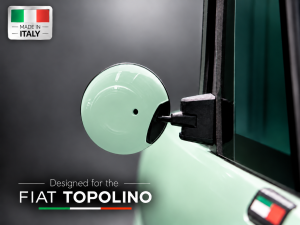 FIAT Topolino Mirror Cap Set - Green