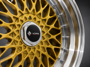 FIAT 500 Custom Wheels (4) - Vors - VR3 - 17"- Gold