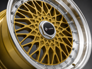 FIAT 500 Custom Wheels (4) - Vors - VR3 - 17"- Gold
