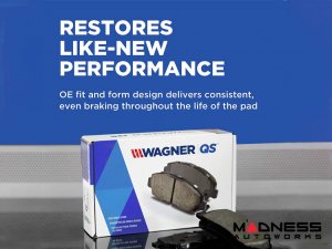 FIAT 124 Brake Pads - Front - Wagner - QuickStop