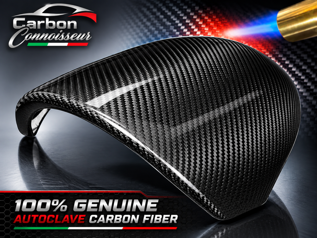 FIAT 500 Instrument Cover - Carbon Fiber - Carbon Connoisseur