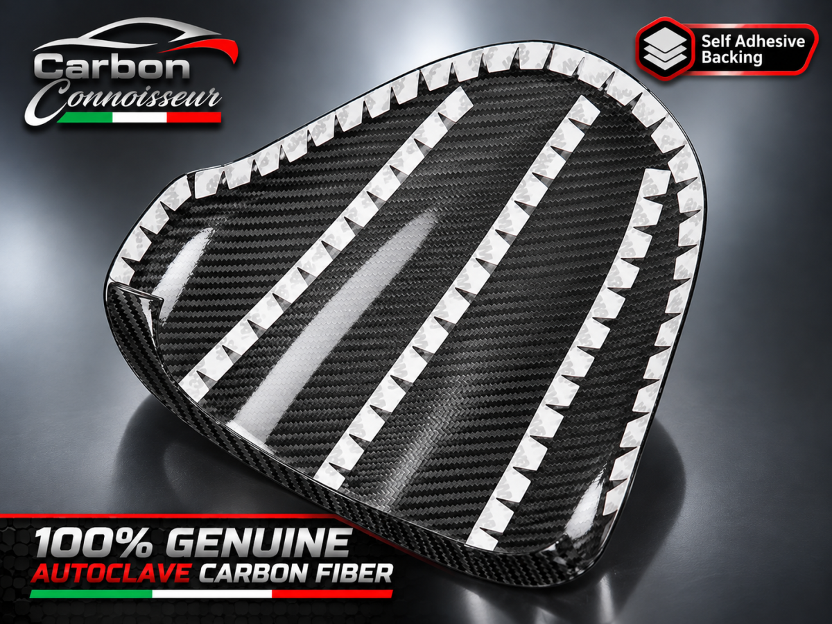 FIAT 500 Instrument Cover - Carbon Fiber - Carbon Connoisseur