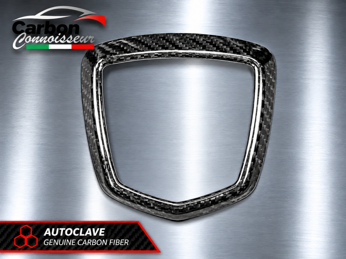 FIAT 500 ABARTH Rear Emblem Trim - Carbon Fiber - Carbon Connoisseur