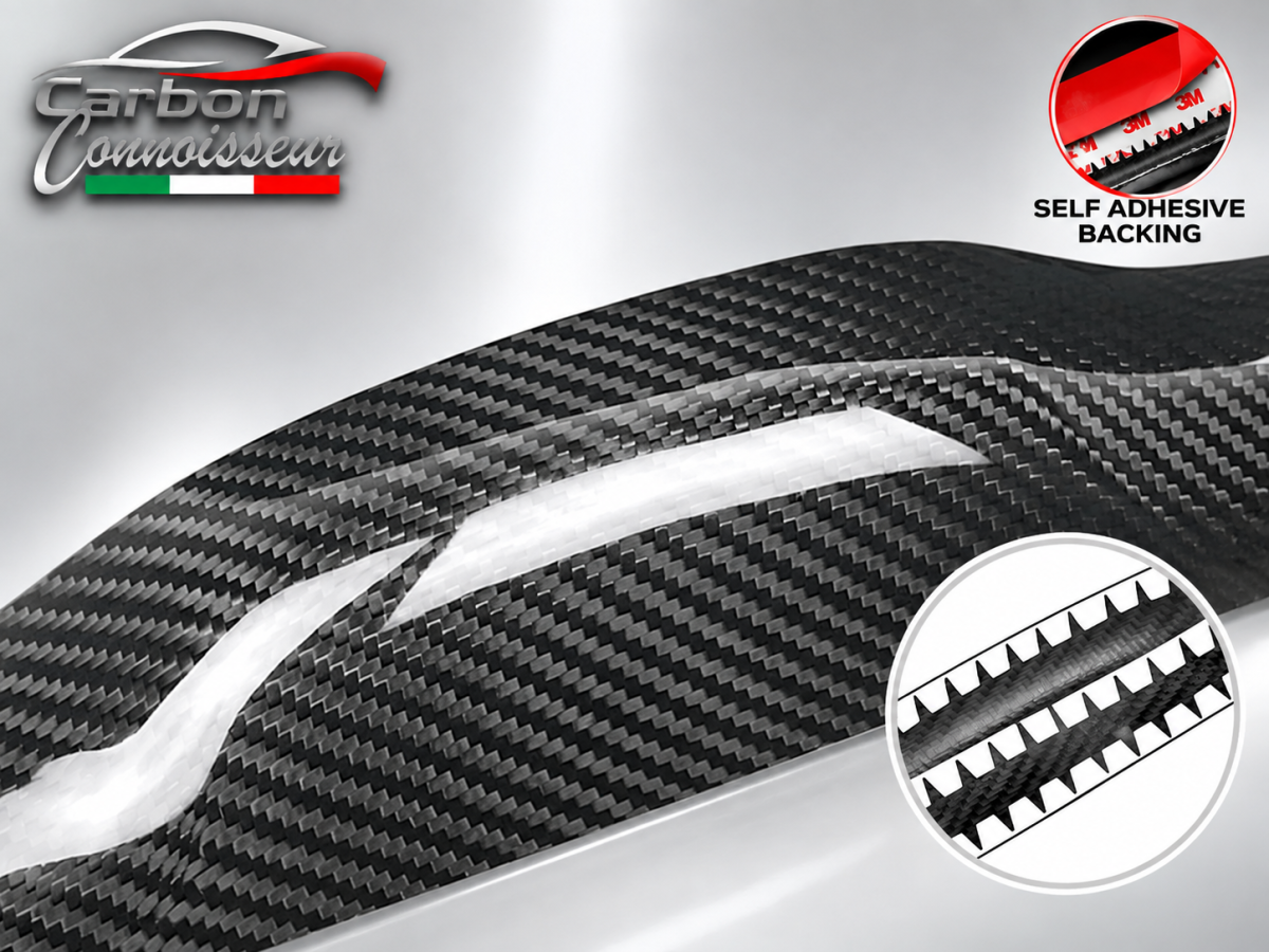 FIAT 500 Trunk Handle Cover - Carbon Fiber - North American Model - Carbon Connoisseur