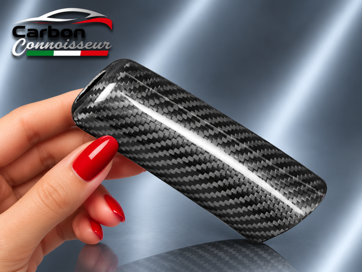 FIAT 500 Handbrake Cover - Carbon Fiber - Carbon Connoisseur