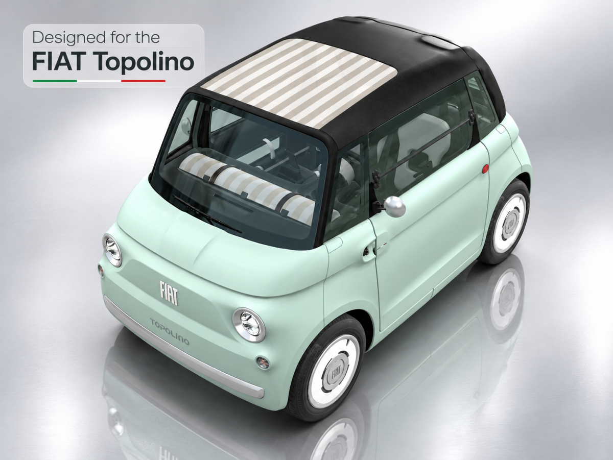 FIAT Topolino Sunroof Sunshade Decal Kit - Topo Top 02