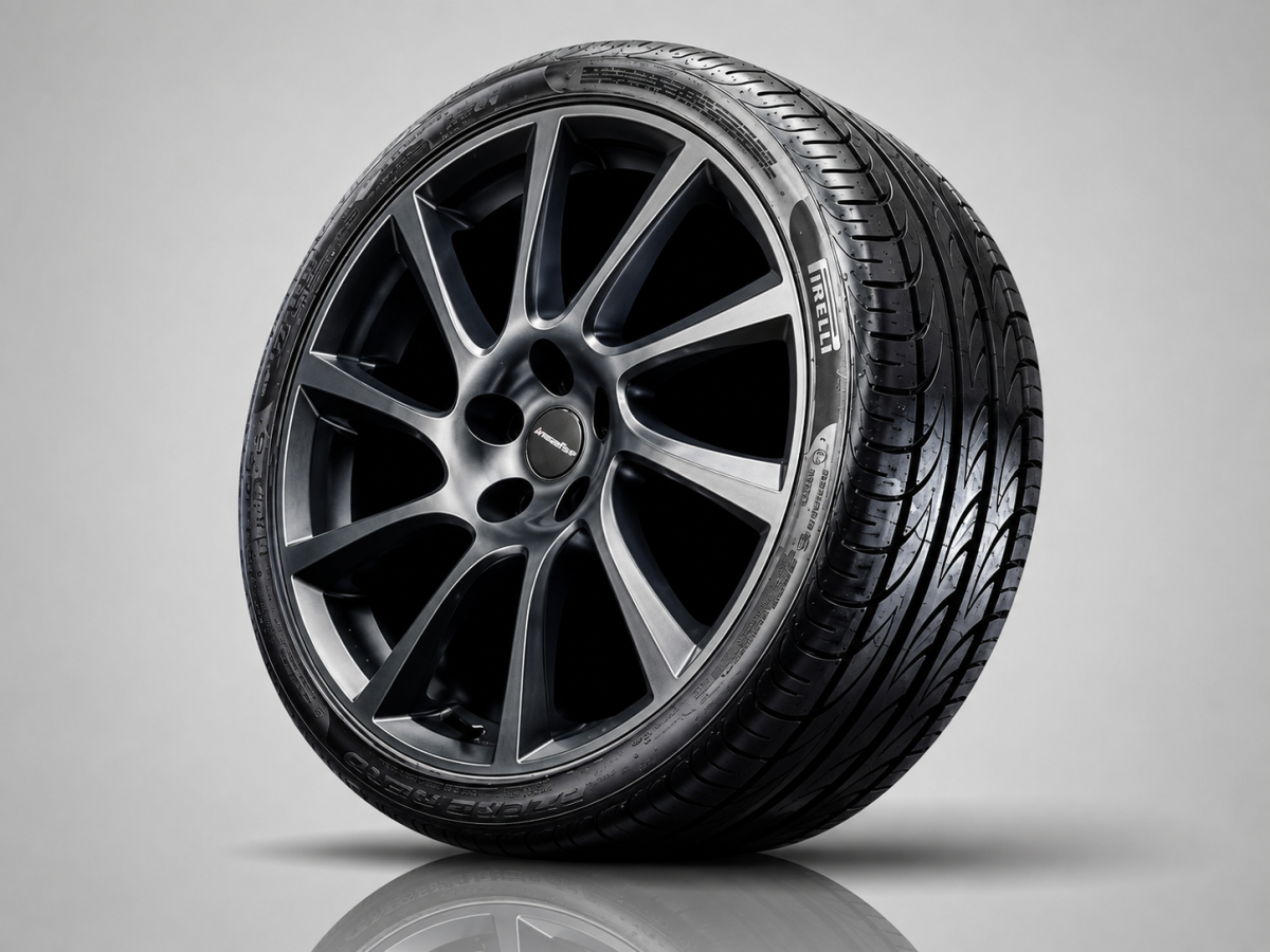FIAT 500 Custom Wheels - Irmscher - Turbo Star - Satin Black - Set of 4 - 17"
