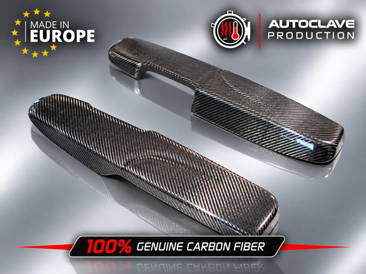 FIAT 500 Interior Door Panel Kit - Carbon Fiber 