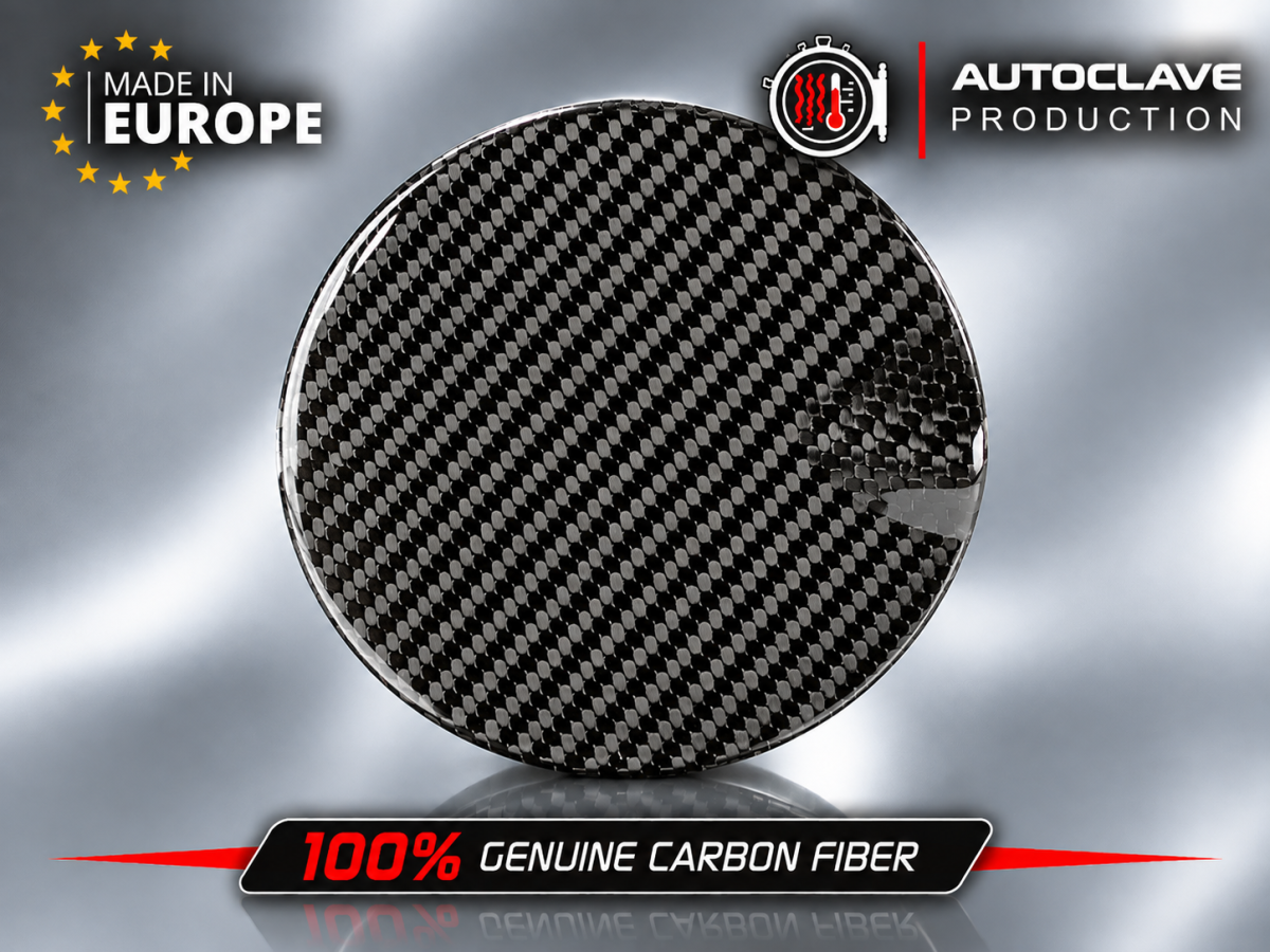 FIAT 500 Fuel Door - Carbon Fiber - EU Model