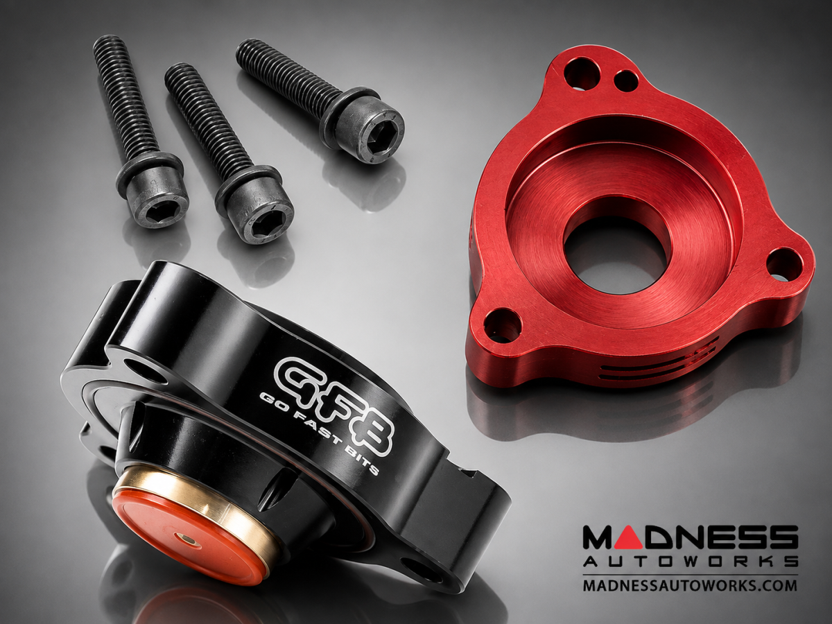 FIAT 500 Diverter Valve + Blow off Adaptor Plate Package - 1.4L Multi Air Turbo