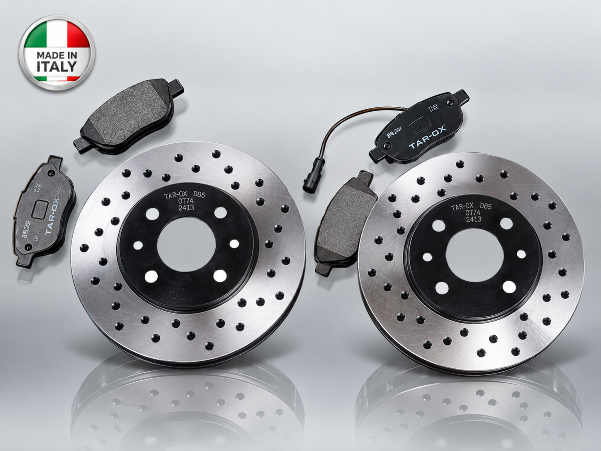 FIAT 500 Brake Rotors + Brake Pads - Rear - Tarox - Fast Road - ABARTH/ Turbo Models