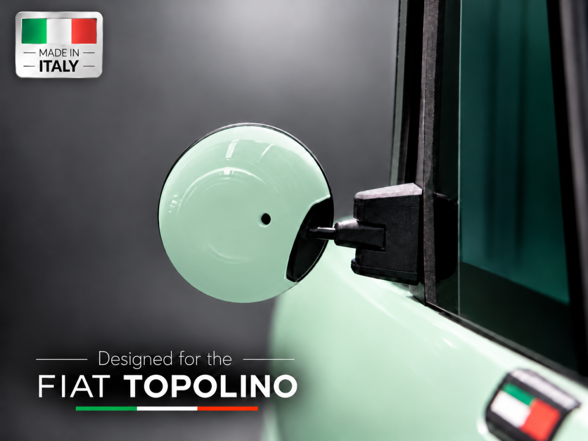 FIAT Topolino Mirror Cap Set - Green
