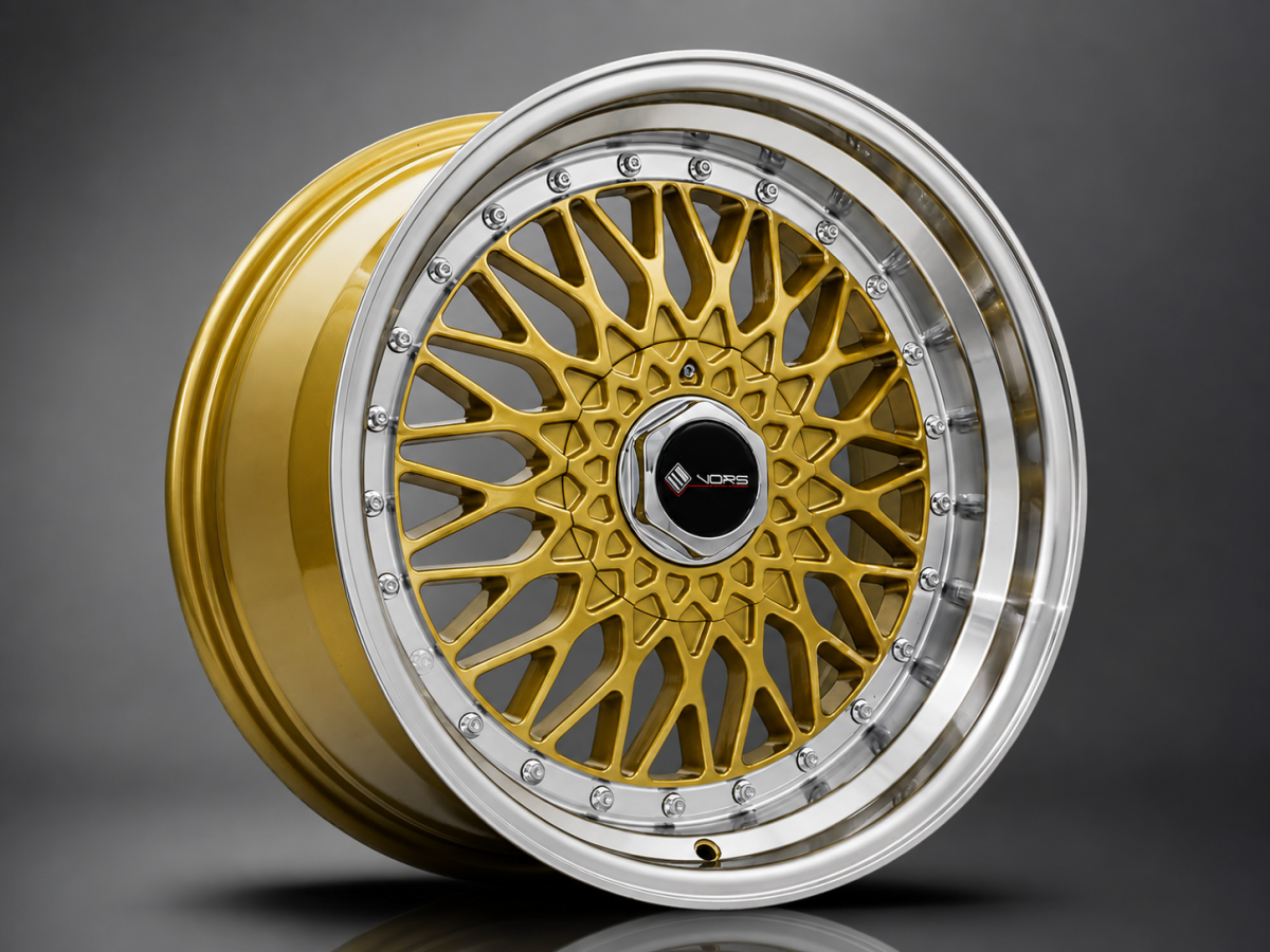 FIAT 500 Custom Wheels (4) - Vors - VR3 - 17"- Gold FIAT 500 Custom Wheels (4) - Vors - VR3 - 17"- Gold