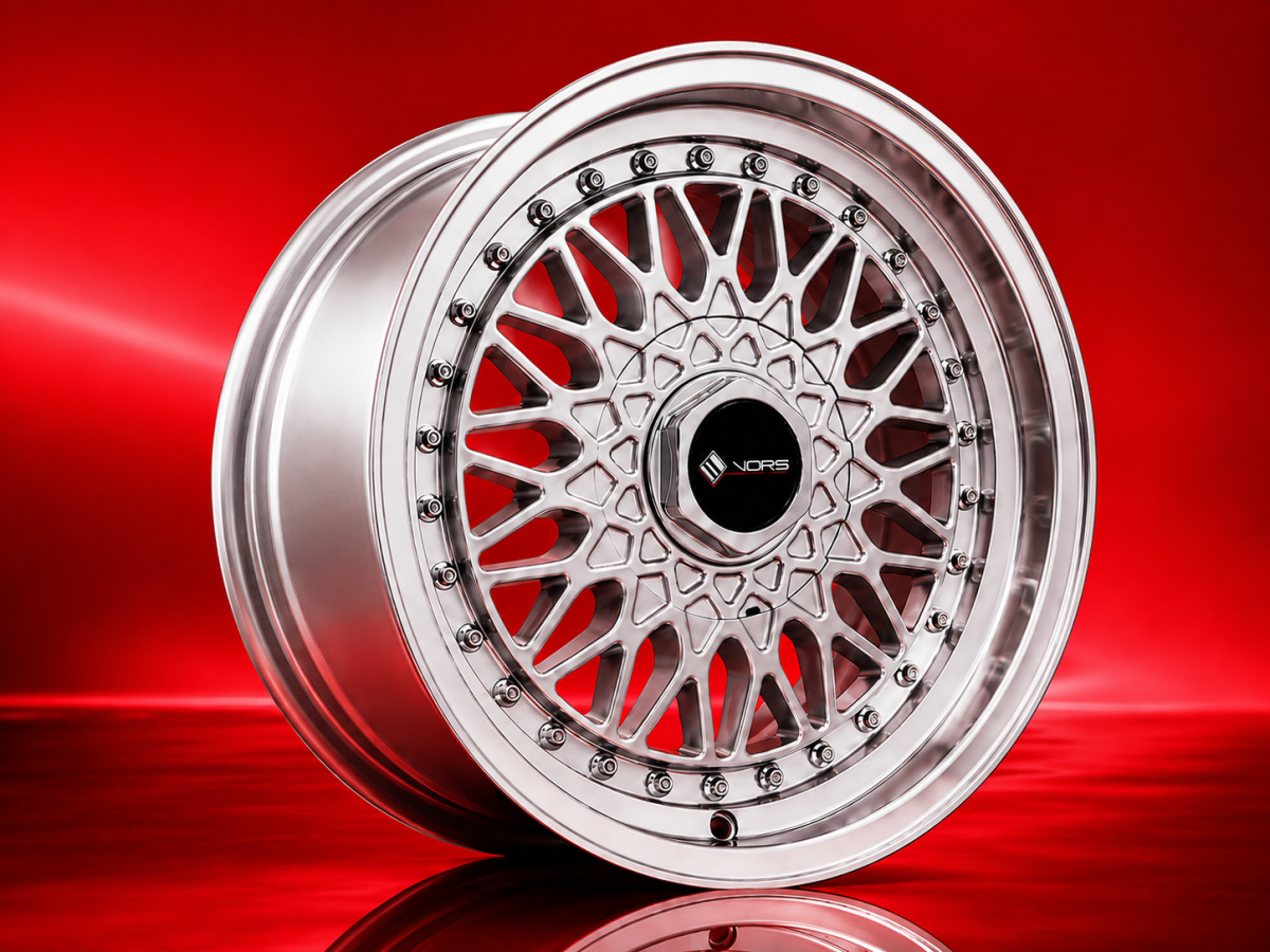 FIAT 500 Custom Wheels (4) - Vors - VR3 - 17"- Silver FIAT 500 Custom Wheels (4) - Vors - VR3 - 17"- Silver