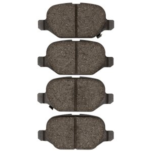 Fiat 500 Brake Pads - Rear - DFC - 5000 Advanced Ceramic - `09-`19