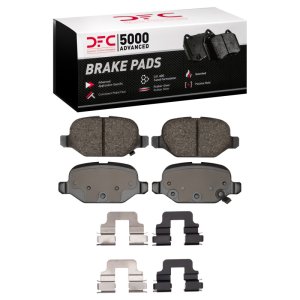 Fiat 500 Brake Pads - Rear - DFC - 5000 Advanced Ceramic - `09-`19