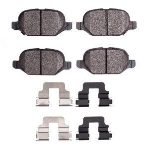 Fiat 500 Brake Pads - Rear - DFC - 5000 Advanced Ceramic - `09-`19
