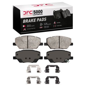 Fiat 500X Brake Pads - Front - DFC - 5000 Advanced Ceramic + Hardware Kit - `17-`23