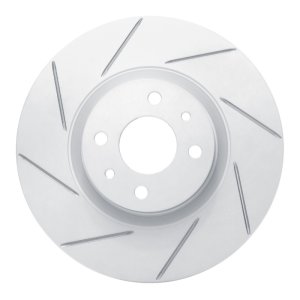 Fiat 500E Brake Rotor (1) - Front Left - DFC - Geoperformance Slotted - `12-`19