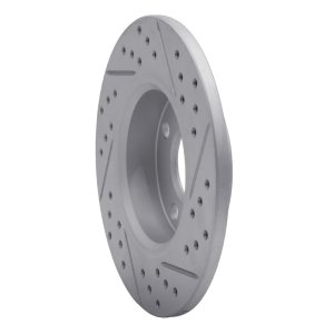 Fiat 500 Brake Rotor (1) - Rear Left - DFC - Geoperformance Rotors - Drilled & Slotted - `09-`19