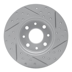 Fiat 500E Brake Rotor (1) - Rear Left - DFC - Drilled & Slotted Geoperformance - `13-`19 Fiat 500E Brake Rotor (1) - Rear Left - DFC - Drilled & Slotted Geoperformance - `13-`19