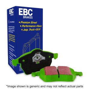 Fiat 500 Brake Pads - Rear - EBC - Greenstuff 2000 Series - `11-`27 Fiat 500 Brake Pads - Rear - EBC - Greenstuff 2000 Series - `11-`27