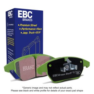 Fiat 124 Spider Brake Pads - Front - EBC - Greenstuff 2000 Series Sport - `17-`27