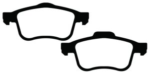 Fiat 500L Brake Pads - Front - EBC - Ultimax2 - Black - `13-`27