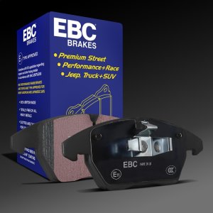 Fiat 500L Brake Pads - Front - EBC - Ultimax2 - Black - `13-`27